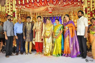 Music Director Koti Son Rajeev Wedding Reception Photos
